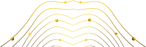 abstrato dourado linha decoração png