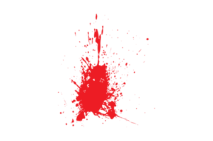 Dripping blood splash background png