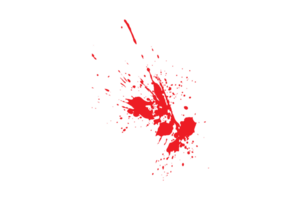 Various blood paint splatter png