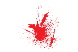 Blut Farbe Spritzer png