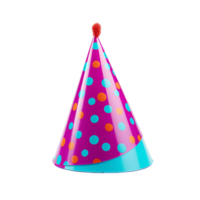 anniversaire fête chapeau ai génératif png