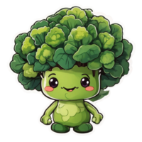 Sticker Broccoli clipart , Broccoli Clipart , Ai generated png