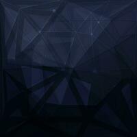 abstract background with dark blue lines and triangles vector