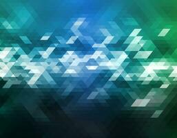 abstract background with blue and green squares vector