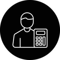 Accountant Vector Icon