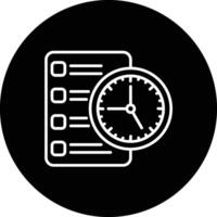 icono de vector de gestión de tiempo