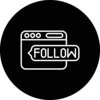 Do Follow Vector Icon