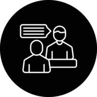 Job Interview Vector Icon