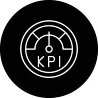 icono de vector de kpi