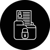 Personal Data Vector Icon