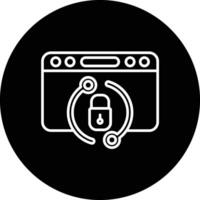 Web Security Vector Icon