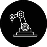 Autonomous Manufacturing Vector Icon