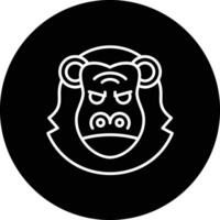 Orangutan Vector Icon