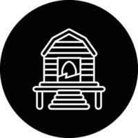 Chicken Coop Vector Icon