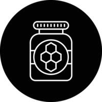 Honey Jar Vector Icon