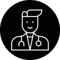 médico médico masculino vector icono