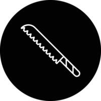 Bread Knife Vector Icon