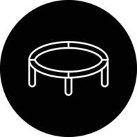 Trampoline Vector Icon