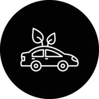 Eco Car Vector Icon