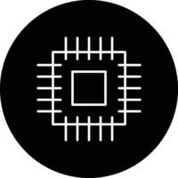 Microprocessor Vector Icon