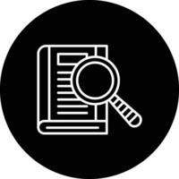 Search Books Vector Icon