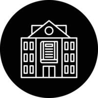 Library Building Vector Icon