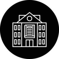 Library Building Vector Icon