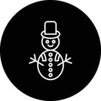 Snowman Vector Icon