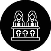 People Coffin Vector Icon