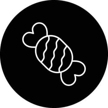icono de vector de caramelo