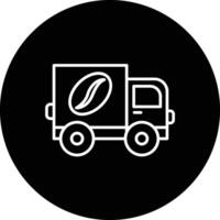 Coffee Truck Vector Icon