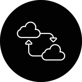 Data Synchronization Vector Icon