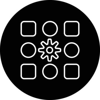 Pattern System Vector Icon