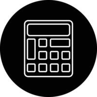 icono de vector de calculadora