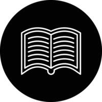 Open Book Vector Icon