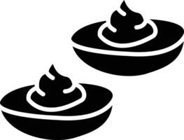 Deviled Eggs Vector Icon