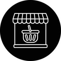 Groceries Store Vector Icon