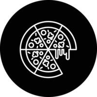 icono de vector de pizza