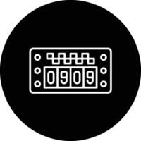 Taxi Meter Vector Icon