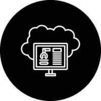 Cloud Computing Vector Icon