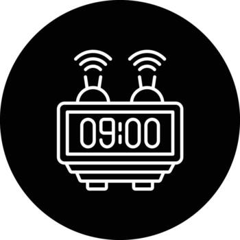 Smart Clock Vector Icon
