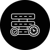 icono de vector de disponibilidad