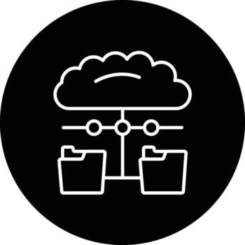 repartido datos vector icono