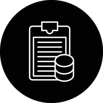 icono de vector de informe