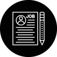 Job Description Vector Icon