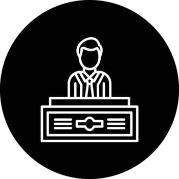 Reception Vector Icon