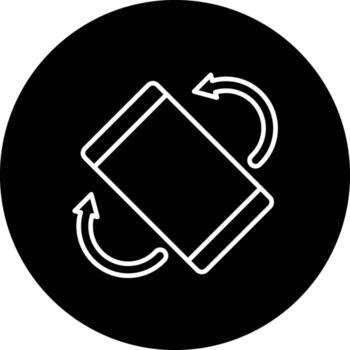 Screen Rotation Vector Icon