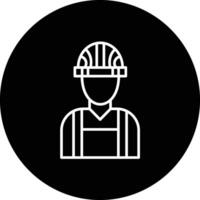 constructor masculino vector icono