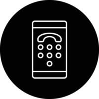 Dial Pad Vector Icon