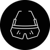 Safety Glasses Vector Icon